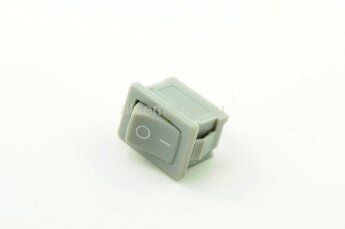 KCD1-102-C3-GR/3P (MRS-102) Выключатель клавишный прямоугольный 21х15мм перекидной 3pin ON-ON 6A 250V Серый