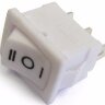 KCD1-103-C6-W/3P (MRS-102) Выключатель клавишный прямоугольный 21х15мм 3pin ON-OFF-ON 6A 250V Белый