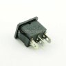 KCD1-103-C6-B/3P (MRS-102) Выключатель клавишный прямоугольный 21х15мм 3pin ON-OFF-ON 6A 250V Черный