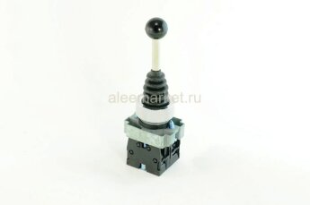 PA-12 Переключатель-джойстик на 2 положения с фиксацией на 2-е N/O группы контактов 10A 600V  3A 240V посадочный Ø22мм