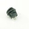 KCD8-11-FB1A IP-65 Выключатель влагостойкий клавишный круглый Ø20mm 3pin OFF-ON 6A 250V Черный