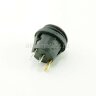 KCD8-11-FB1A IP-65 Выключатель влагостойкий клавишный круглый Ø20mm 3pin OFF-ON 6A 250V с подсветкой Красный