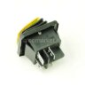 KCD4-201BN-G/4P IP-65 (SC 767B) Выключатель прямоугольный влагостойкий 4pin 2группы контактов ON-OFF 16A 220V с подсветкой Желтый