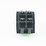 KCD3-03 Выключатель прямоугольный 4pin 2группы контактов ON-OFF 16A 220V Красный+Зеленый