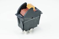 KCD3-05 Выключатель прямоугольный 4pin 2группы контактов ON-OFF 16A 220V Черный с защитой от непреднамеренного включения