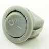 KCD5-101-2-GR/2P (SMRS-101-2) Выключатель клавишный малый круглый Ø14.4mm 2pin OFF-ON 3А 220V Серый