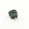 KCD5-101-2-R/2P (SMRS-101-2) Выключатель клавишный малый круглый Ø14.4mm 2pin OFF-ON 3А 220V Красный