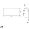 KCD3-101-8 Выключатель клавишный прямоугольный 31х13мм 2pin OFF-ON 15A 250V под клемму 6.3мм