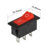 KCD3-102-8 Выключатель клавишный прямоугольный 31х13мм 3pin ON-ON 15A 250V под клемму 6.3мм