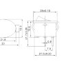 KCD1-9-101 (MRS-101-10) Выключатель клавишный овальный 22.5x13mm 2pin OFF-ON 6A 250V Черный