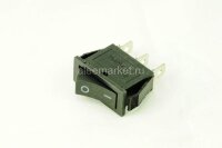 KCD3-102-1С (791) Выключатель клавишный прямоугольный перекидной 33х10мм 3pin ON-ON 16A 250V под клемму 6.3мм