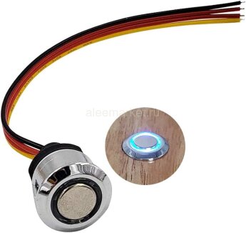 YD-CMLED-1 Кнопка сенсорная Ø16mm с проводом 15см 3 пложения OFF/ON/ON/ON