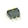 KCD3-103/3P (791) Выключатель клавишный прямоугольный 33х10мм 3pin ON-OFF-ON 16A 250V под клемму 6.3мм Желтый