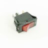 IRS-1-2В (KCD3-101N-2V) Выключатель клавишный (точка) прямоугольный 3pin OFF-ON 16A 250V под клемму 6.3мм c подсветкой Красный