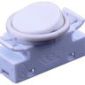 OJ336 Выключатель клавишный для светильника 2pin OFF-ON 1A 250V Белый