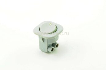 MRS-101-7 Выключатель клавишный круглый 2pin под винты OFF-ON 6.5A 250V Серый в Сером корпусе