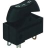 KCD1-122-1 Выключатель клавишный узкий перекидной 3pin OFF-ON-ON 6A 250V для фенов