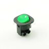 MRS-101-7 Выключатель клавишный круглый 2pin под винты OFF-ON 6.5A 250V Зеленый
