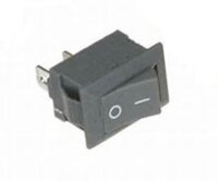 KCD5-101-GR/2P (SMRS-101-1) Выключатель клавишный малый 15x10,5mm 2pin OFF-ON 220V 3A Серый