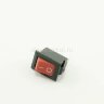 KCD5-101-R/2P (SMRS-101-1) Выключатель клавишный малый 15x10,5mm 2pin OFF-ON 220V 3A Красный