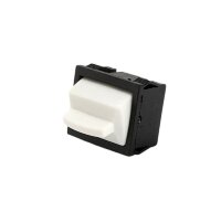 KCD5-201-1 Выключатель клавишный прямоугольный 22х19мм 2pin OFF-ON 6A 250V под клемму 4.8мм Белый 