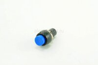 DS-450 (PBS-20A) Кнопка с пластиковым корпусом круглая Ø10мм с фиксацией 2pin OFF-ON  крепится гайкой снизу 1A 250V Синяя