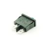 KCD1-110 (MRS-101-5) Выключатель узкий клавишный mini 21x9,5mm 2pin OFF-ON 6A 250V Зеленый