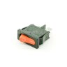 KCD1-110 (MRS-101-5) Выключатель узкий клавишный mini 21x9,5mm 2pin OFF-ON 6A 250V Красный