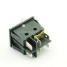 KCD2-202N 30А  Выключатель клавишный прямоугольный 2 группы 6pin(2контакта спаренных) OFF-ON 30A 250V с подсветкой Белый (сварочный аппарат)