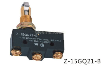 Z-15GQ21-B (LXW5-11Q-2) Концевой макси переключатель с роликом поперек 3pin C-NO-NC под винты 15A 250V