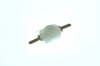 PBS-128 (KAN-15) Микровыключатель для фонариков 8х8х15мм 2pin с фиксацией OFF-ON 1A 220V Белый
