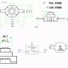 LG-20 (PBS-02A) Микровыключатель для фонариков круглый 2pin с фиксацией OFF-ON 1.5A 250V 