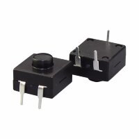 PBS-07 Микровыключатель для фонариков 12х12мм 3pin с фиксацией OFF-ON-ON 0.5A 250V 