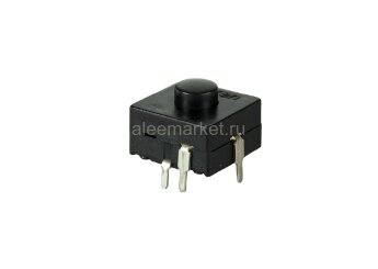 PBS-07 Микровыключатель для фонариков 12х12мм 4pin с фиксацией OFF-ON-ON-ON 0.5A 250V 