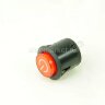 PBS-D21-3PF Кнопка круглая c фиксацией OFF-ON 3 pin крепится на защелках Ø21мм с подсветкой светодиод 12V Красный