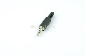 3.5 Stereo Штекер 3.5мм 3pin стерео пластиковый корпус