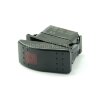 YJ-PD-1A Выключатель на два положения ON-OFF с фиксацией 3pin 1группа с подсветкой Красный 12V 20A/24V 10А