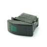 YJ-PD-1В Выключатель на два положения OFF-(ON) без фиксации 3pin 1группа с подсветкой Зеленый 12V 20A/24V 10А