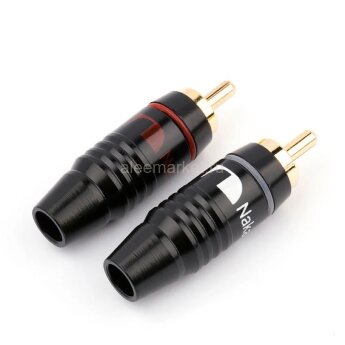 RCA Gold Nakamichi Штекер "тюльпан" металлический корпус
