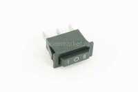 KCD3-103/3P (791) Выключатель клавишный прямоугольный 33х10мм 3pin ON-OFF-ON 16A 250V под клемму 6.3мм Черный