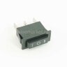 KCD3-103/3P (791) Выключатель клавишный прямоугольный 33х10мм 3pin ON-OFF-ON 16A 250V под клемму 6.3мм Черный