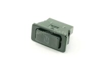 ASW-02D Кнопка стеклоподъемника 3положения 5pin 1группа без фиксации (ON)-OFF-(ON) (рисунок окна) с подсветкой 12V 20A
