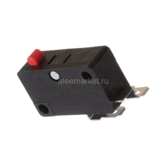 KW  Концевой средний выключатель с кнопкой С МЯГКИМ НАЖАТИЕМ 2pin C-NC под клемму 4.8мм и винт 15A 250V 