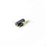 3.5 Stereo+Mic Gold Color Штекер 3.5мм 4pin стерео+микрофон металлический корпус Синий