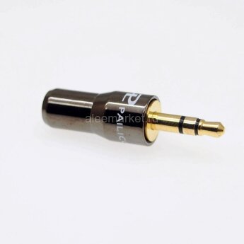 3.5 Stereo Gold Pailiccs Штекер 3.5мм 3pin стерео металлический корпус