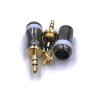 3.5 Stereo Gold Pailiccs Штекер 3.5мм 3pin стерео металлический корпус с резинкой