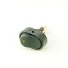 ASW-20D Выключатель овальный 2положения 3pin 1группа OFF-ON (крепится гайкой) с подсветкой светодиод Желтый 12V 30A