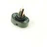 ASW-20D Выключатель овальный 2положения 3pin 1группа OFF-ON (крепится гайкой) с подсветкой светодиод Желтый 12V 30A