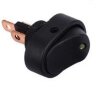 ASW-20D Выключатель овальный 2положения 3pin 1группа OFF-ON (крепится гайкой) с подсветкой светодиод Белый 12V 30A