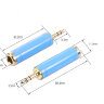 3.5/6.5 Stereo Gold Переходник 3.5мм на 6.5мм 3pin стерео металлический корпус Черный